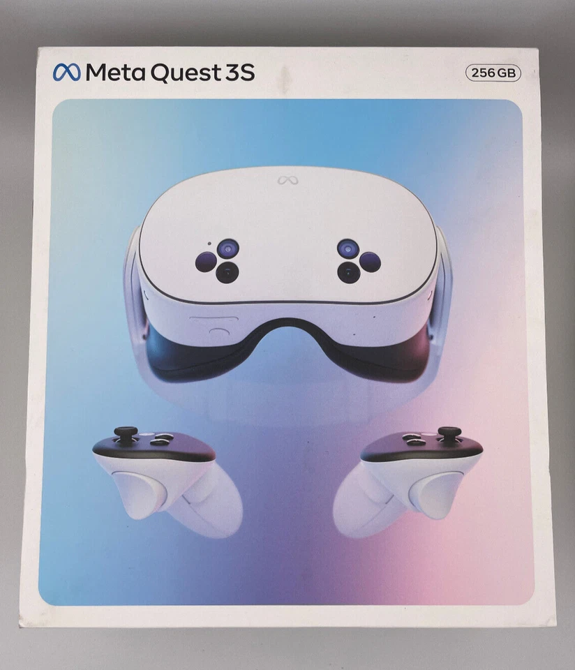 Meta Quest 3S VR Headset 256GB - Virtual Mixed Reality Games Fitness OVP NEU ⭐ - Bild 1 von 1