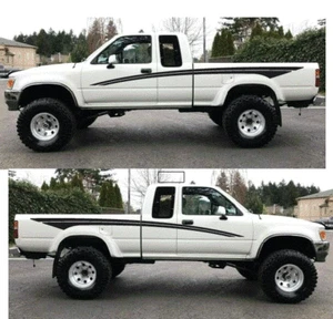 Vintage Retro Style Graphics They Fit Toyota P/U EXTRA CAB, 1990 Extra Cab - Picture 1 of 6