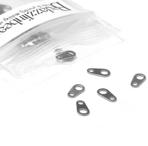 50 pequeños dijes de cadena quirúrgicos de acero inoxidable 316 para joyería - Imagen 1 de 1