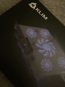 KLIM Cyclone Laptop-Kühlpad mit 5 Lüfter - rot - Bild 1 von 8