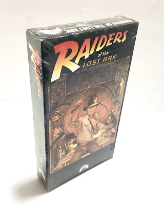 1989 Indiana Jones VHS Raiders of the Lost Ark Sealed Paramount Watermarks Rare - Image 1 of 4