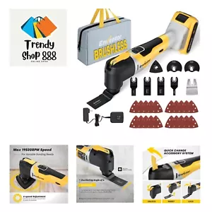 Cordless Multitool, 20V Brushless Oscillating Multitool Saw with 28 pcs Acces... - Picture 1 of 9