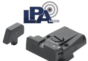 LPA SPR Black Target Adjustable Sight Set CZ 75 (Old Model) - SPR75CZ07 - Picture 1 of 1