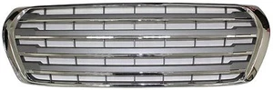 FRONT GRILLE CHROME-GREY 2013 STYLE FOR TOYOTA LAND CRUISER FJ200 '08-'12 - Picture 1 of 1
