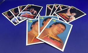 LOT OF 11 ANDRE THE GIANT TRADING CARDS 1990 Classic WWF