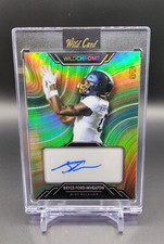 2023 Wild Card WildChrome  Bryce Ford-Wheaton RC Auto #9/10 SSP! New York Giants
