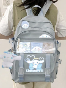 kawaii cinnamoroll school backpack bag purse my melody kuromi travel anime - Picture 1 of 1