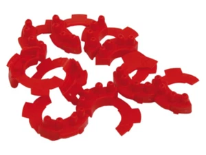 AXA RED BRACKET/TERMINAL STOP FOR AXA BOTTLE DYNAMO CHOOSE ONE OR A PACK OF 10 - Picture 1 of 3