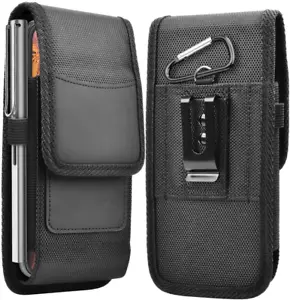 Phone Belt Clip Holster Carrying Pouch Card Case For iPhone 16 15 14 13 Pro Max - Picture 1 of 12