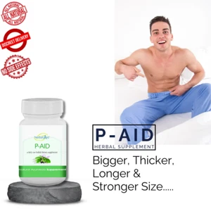 Apoyo al bienestar para hombres | Fórmula herbal P-Aid | Mezcla de energía y fuerza | 60 cápsulas - Imagen 1 de 13