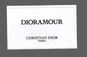 Carte publicitaire - advertising card - Dioramour de Christian Dior - Picture 1 of 1