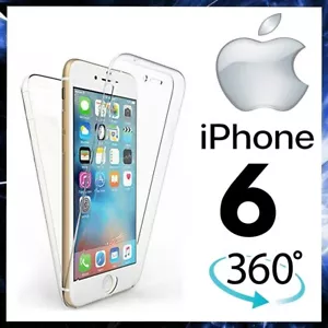 CASE For APPLE IPHONE 6 TRANSPARENT TPU CLEAR SILICONE 360 PHONE SLIM COVER GEL - Picture 1 of 8