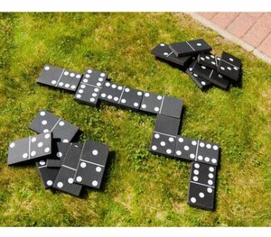 FUN OUTDOOR GAME GIANT DOMINOES FAMILY FUN SET 28 FOAM LIGHTWEIGHT NEW - Picture 1 of 2