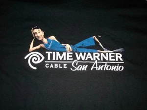 San Antonio Spurs Go For 4 Time Warner Cable Manu Ginobili NBA T-shirt Men's XL - Picture 1 of 3
