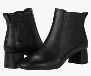 Jack Rogers Back Pull Tab Padded Block Heel Berkley Bootie Size 7M Black NIB - Picture 1 of 2