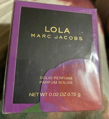 Marc Jacobs Lola твердый духи миниатюрный 0,02 унц новый - Изображение 1 из 4