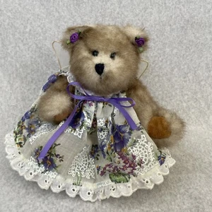 Collectible Unipak Designs Angel Teddy Bear Plush Stuffed Animal Jointed 10" - Picture 1 of 8