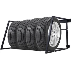 Heavy Duty Adjustable Garage Wall Multi-Tire Rack Storage - Picture 1 of 9