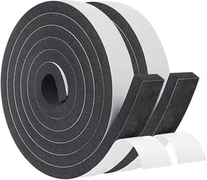Yotache Foam Insulation Tape 2 Rolls 1 Inch Wide X 3/8 Inch Thick, High Density - Picture 1 of 1