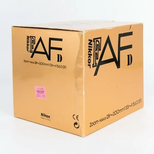 Box & Verpackung für Nikon ""Nikkor F"" AF Zoom-Nikkor 28-200mm f/3,5-5,6 D-IF - Bild 1 von 7