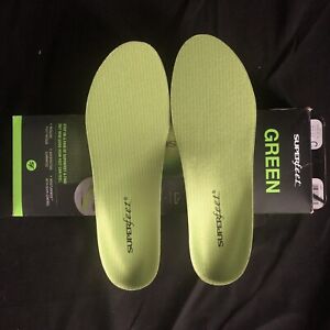 Superfeet Green Insoles Professional Grade High Arch Orthotic Insert Size C New