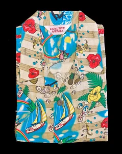 Nueva Camisa Hawaiana Para Hombre Colorido Estampado Floral Envío Gratuito Talla Grande - Imagen 1 de 2