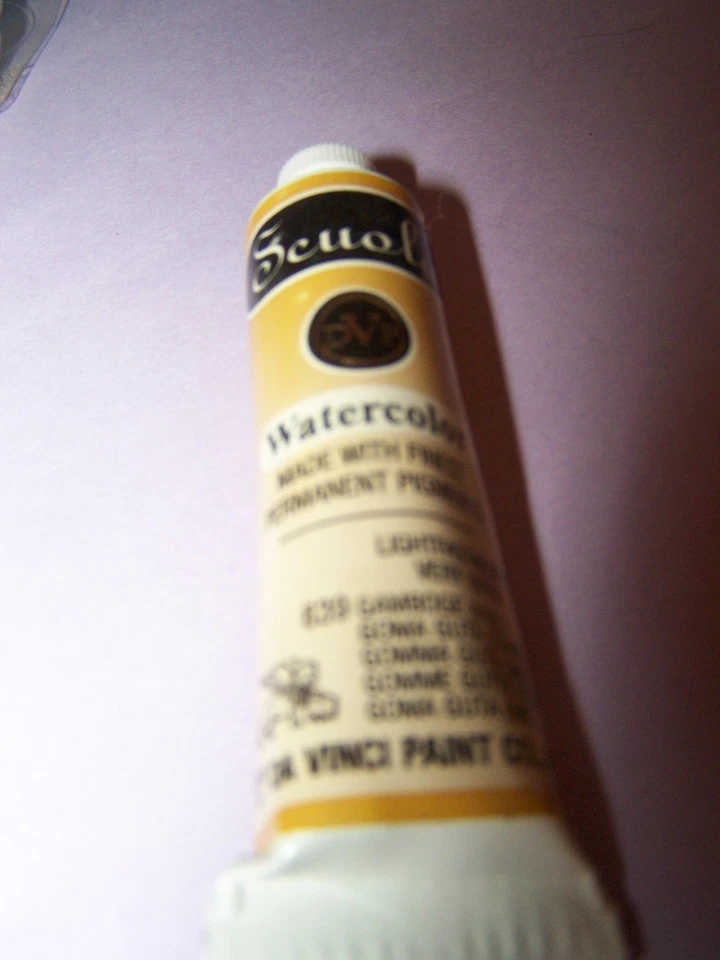 Un nuevo tubo Scuola Da Vinci acuarela tono gamboge #639 16 ml stock antiguo Foto 1 de 1