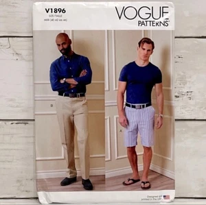 Vogue Patterns V1896 Men’s Fashion Sewing Patterns UNCUT - Picture 1 of 3