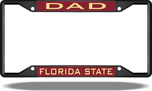 Marco de matrícula negro de Florida State DAD - Imagen 1 de 1