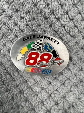 Winston Cup Champion Dale Jarrett 88 Pewter Belt Buckle - G029 Cover