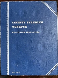LIBERTY STANDING QUARTER Collection 1916-1930 Official Whitman Coin Folder 9017 - Bild 1 von 18