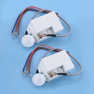 2x PIR Sensor Detector Infrared Body Motion Sensor Light Lamp Control Switch top - Picture 1 of 6