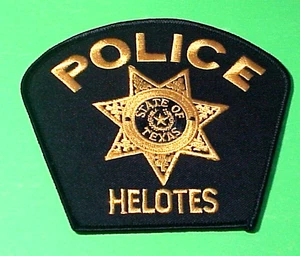 HELOTES TEXAS TX 4 1/8" x 4 3/4" POLICE PATCH FREE SHIPPING!!! - Picture 1 of 1