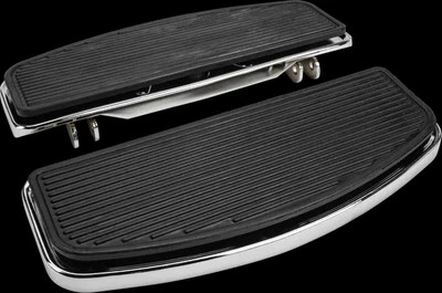 Комплект хромированной ребристой прямоугольной доски HD Harley Heritage Softail 86-06 - Изображение 1 из 3