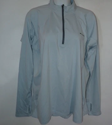 Columbia Omni Heat Base Capa Top Mujer XXL Gris Esquí Térmico 1/4 Cremallera Agujero para el Pulgar Foto 1 de 4