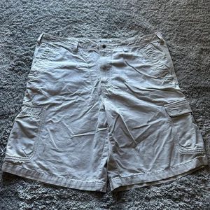 Columbia Sportswear Cargo Shorts Beige Chino Multi Pocket Size 40 - Picture 1 of 11