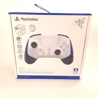 Razer Wolverine V2 Pro Playstation 5 Edition Branco Para PS5/PC - Novo - SELADO - Imagem 1 de 4