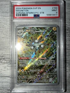 Pokemon TCG Magneton Pokémon Center 159 Sv: Scarlet & Violet Promo PSA 9 GRADED - Picture 1 of 2
