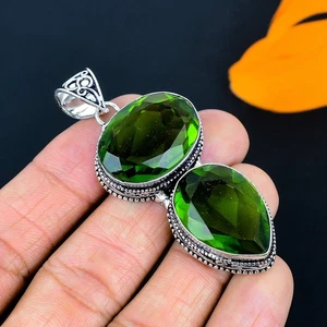 Colgante de joyería de plata esterlina 925 hecho a mano de piedras preciosas ... - Imagen 1 de 7