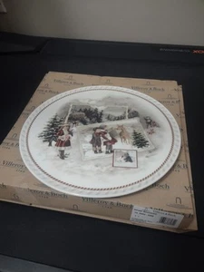 Brand New Villeroy & Boch Winter Souvenirs - Cake Plate - Picture 1 of 8