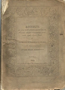 Raccolta di Ercolano Di Pompei Di Stabia 1854 Napoli - Picture 1 of 6