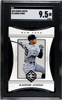 2018 Panini Limited #1 Aaron Judge SGC 9.5 MINT+ - Image 1 of 2