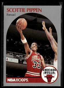 1991 Hoops 100 Superstars 14 Scottie Pippen Chicago Bulls - Bild 1 von 2