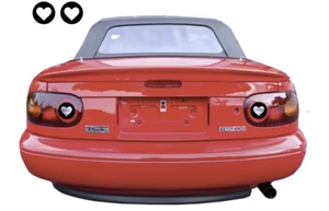Miata Tail Light Vinyl Decal Sticker Heart Overlay For Mazda MK1 1989-1997 - Picture 1 of 1