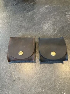 2 snap close change purses wallets black and brown - new in packages - Picture 1 of 3