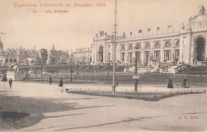 1910 Exposition Universelle Bruxelles Les Jardins The Gardens - Picture 1 of 2