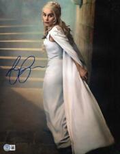EMILIA CLARKE SIGNED 11X14 PHOTO GAME OF THRONES AUTHENTIC AUTOGRAPH BECKETT J