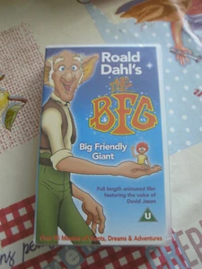 Roald Dahl's The BFG animated film VHS cassette - Picture 1 of 4