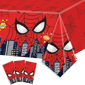 3-Pack Birthday Party Tablecloths, Large Plastic Disposable Table Covers for Kid - Picture 1 of 6