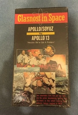 Glasnost In Space Apollo/Soyuz And Apollo 13 1990 VHS SEALED - Image 1 of 4